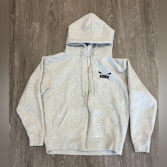 Brandy Melville NYC Hoodie Zip - Picture 1 of 4
